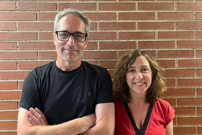 Researchers Bru Cormand and Noèlia Fernàndez.